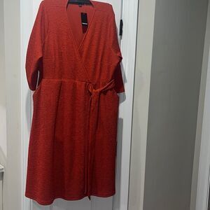 Nwt Torrid faux wrap dress w/ pockets